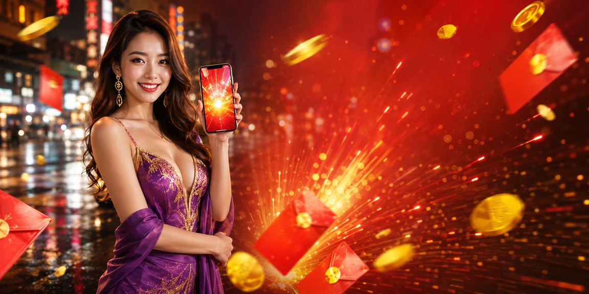 Người mẫu Việt Nam tại TP.HCM cầm phong bao đỏ với không khí thưởng VIP cao cấp